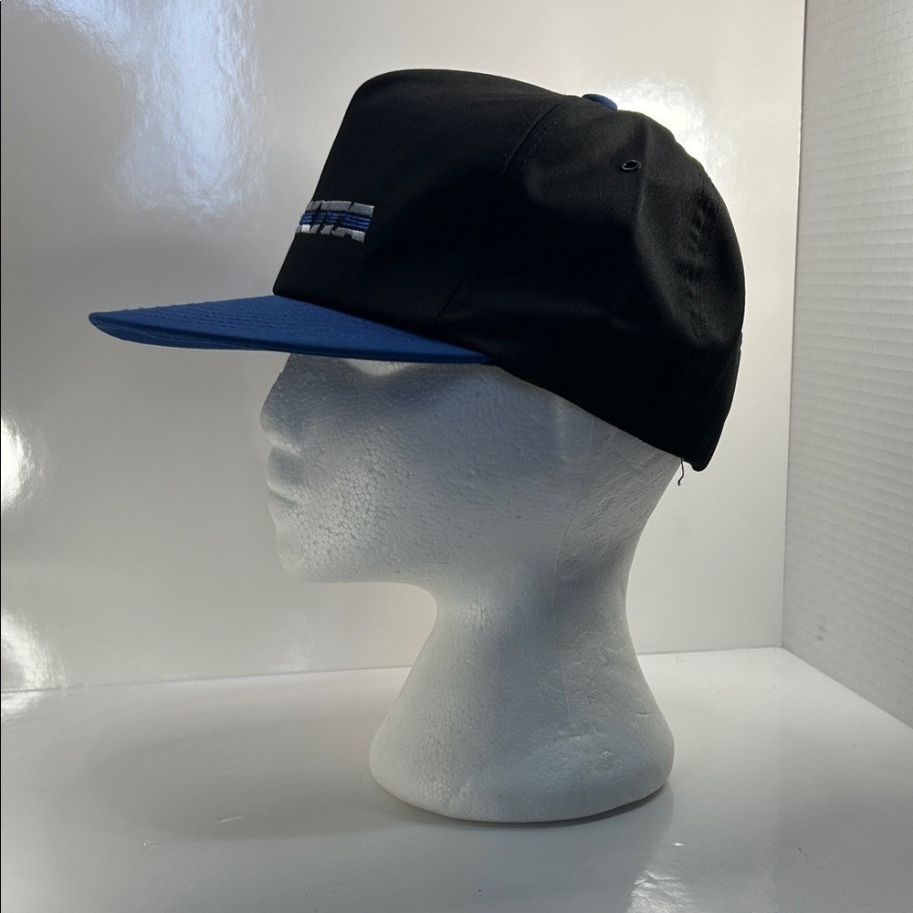 VTG Akita Truckers Hat Black and Blue Cap Oilfield - Picture 5 of 10